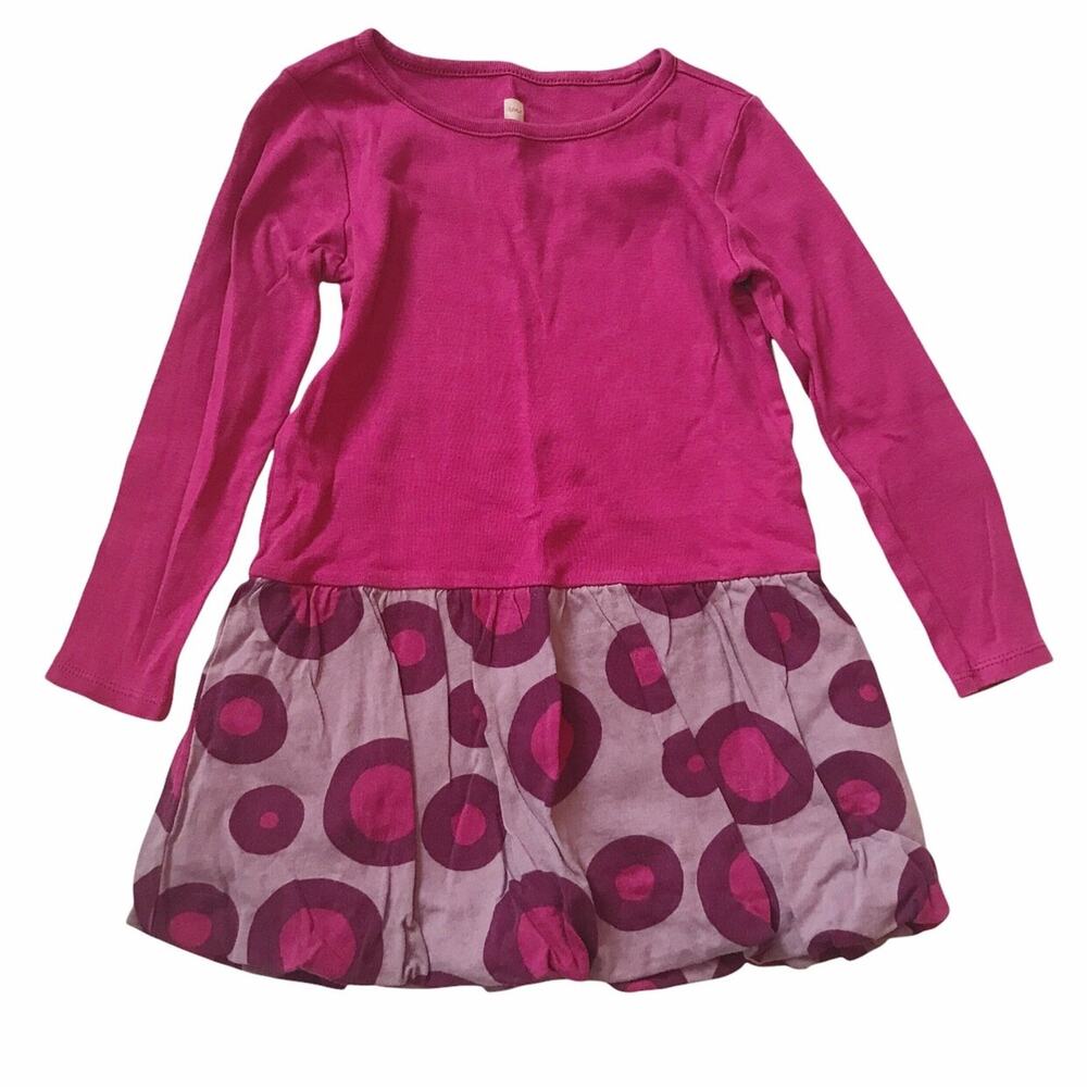 Tea Collection 100% Cotton Bubble Skirt Dress 3Y